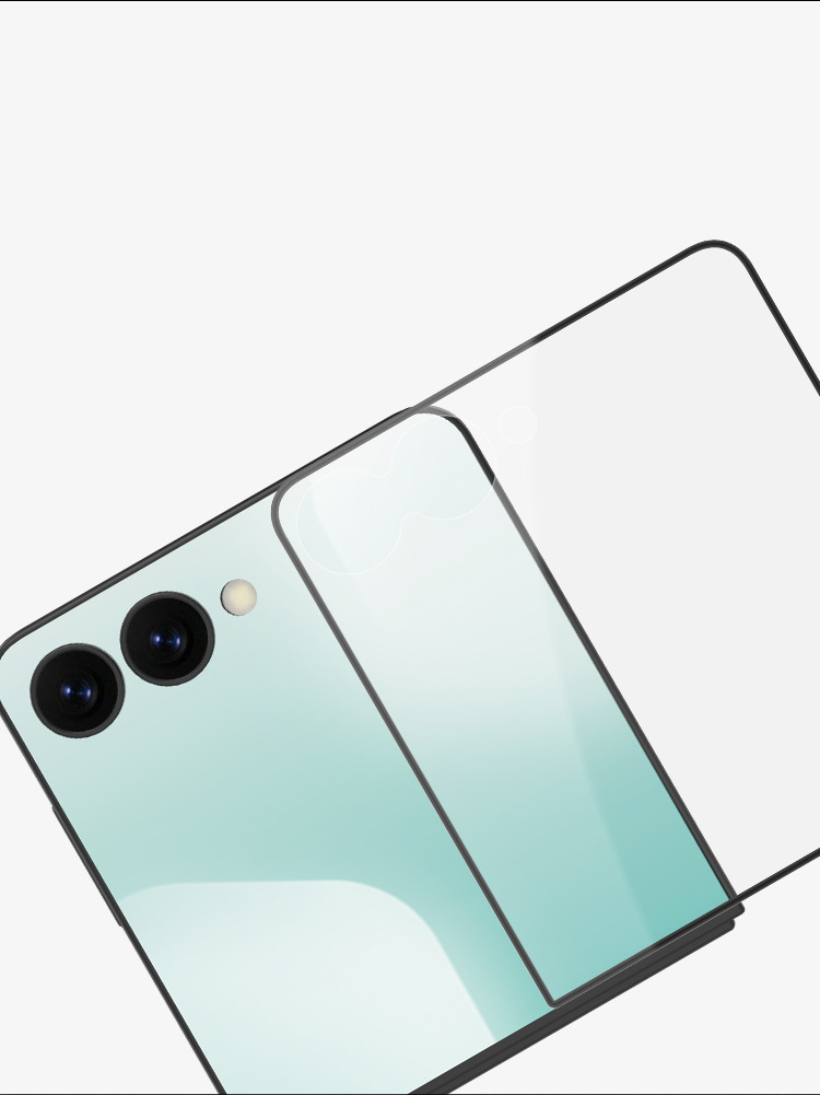 Kính cường lực Nillkin cho Samsung Z Flip7 5G – phủ toàn màn hình ngoài, chống va đập — CP+PRO phủ kính toàn diện màng trước màn ngoài màu đen, Samsung Z Flip 7 5G chi tiết 4