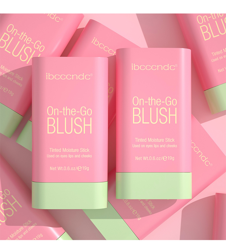 ibcccndc Three-dimensional Blush Cream Red Pink Natural Smooth Blush Blush Apply Blush undefined
