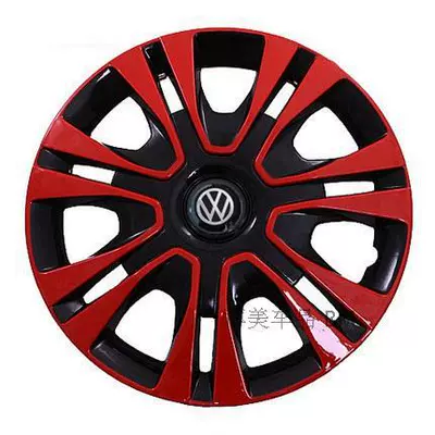 Suitable for Volkswagen new and Hub cover - 14-inch-ky-red-and-black
