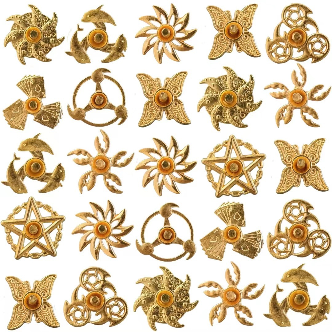 跨境新款合金迷你指尖小陀螺金属小号迷你手转合金小陀螺