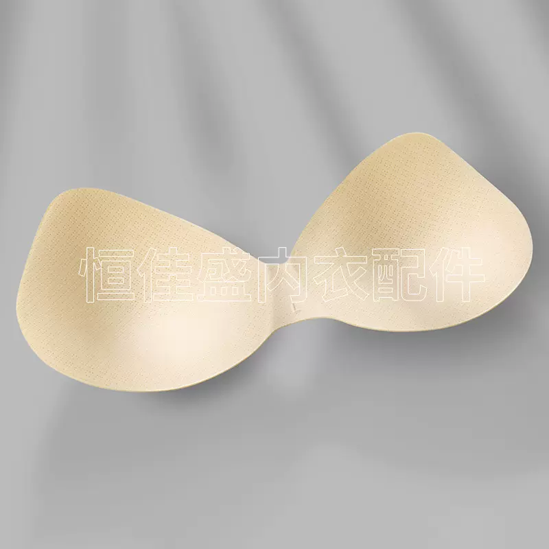 新款仿乳胶女神杯胸垫连体一片式内衣胸罩插片透气点内衣胸垫