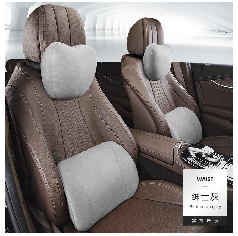Car Lumbar Support Car Seat Belt Cushion Driver's Seat Office Seat Driver's Backrest Lumbar Support Lumbar Pillow