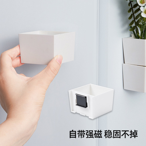 Magnetic absorption storage box refrigerator storage rack wall hanging magnet pen box hanging magnetic box magnetic absorption umbrella storage rack