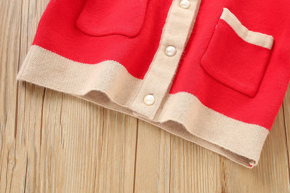 Children's Sweater 2022 Autumn/Winter New Korean Small Fragrance and Western Style Knitted Two Piece Set for_voghion.com