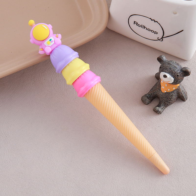 Bolígrafo de góner Haagen-Dazs Bolígrafo de góner de cono de dibujos animados Bolígrafo de góner de helado Papelería creativa Regalo de premio para estudiantes