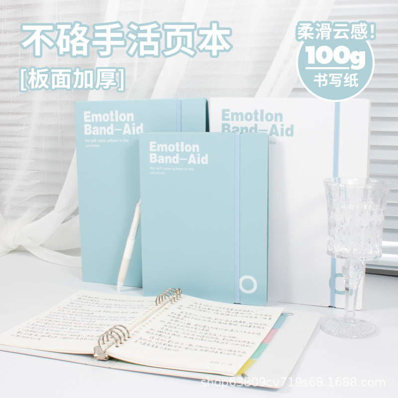 B5 Ruled Notebooks for High School and Middle School Students, Thick and Detachable, Instagram Style, for Postgraduate Entrance Exams and Civil Service Exams, Expandable Spiral Notebooks