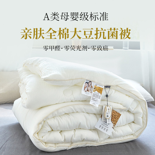 The manufacturer highly recommends Muji Japanese-style Class A cotton soybean winter quilt thickened warm quilt quilt core spring and autumn quilt mother quilt