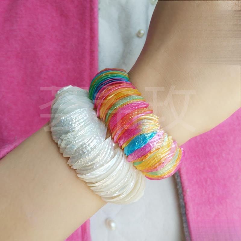 Fashion Fashion Students New Bracelet Beaded Shell Bracelet String Fashion Jewelry Ladies Bracelet Crafts Shell Sky
