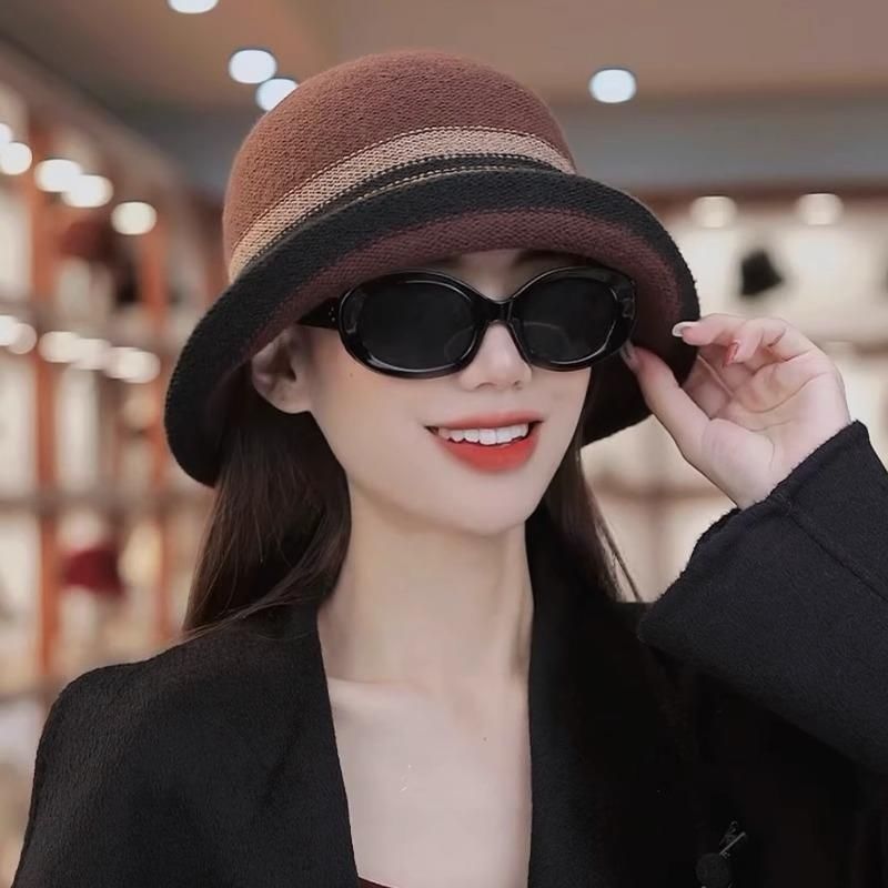 (2개) 따뜻한 여성 한국 스타일 캐주얼 영국 가을 겨울 새로운 스타일 야외 여행 영국 어부 모자 세련되고 다재다능한 새로운 스타일
