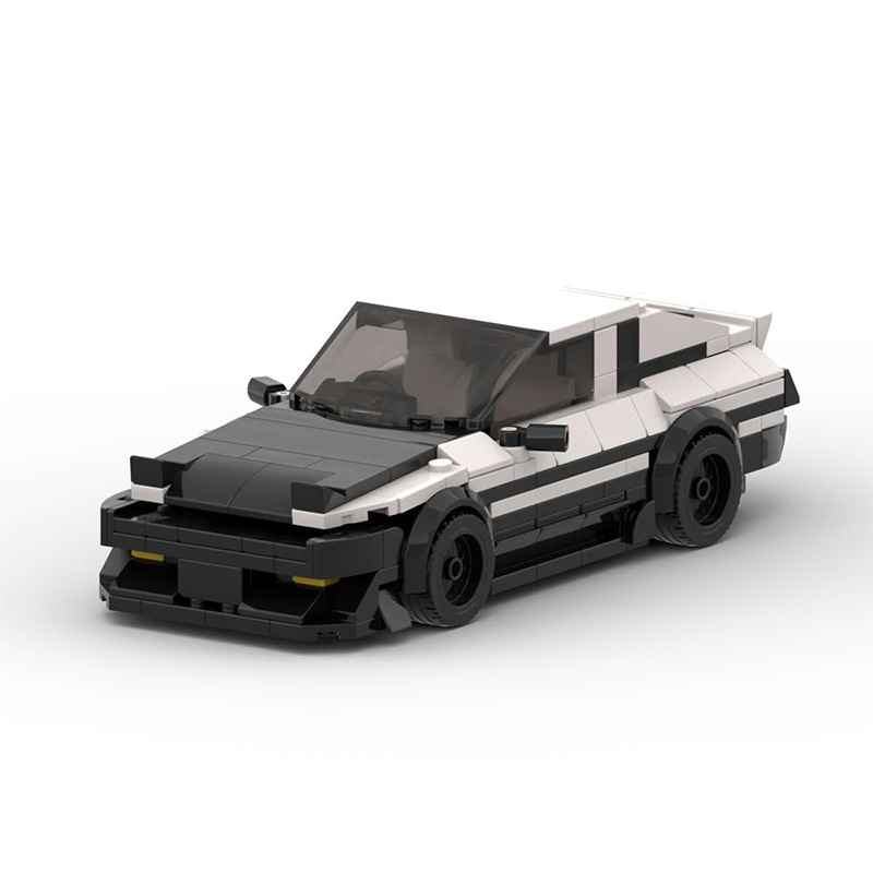 MOC building blocks compatible with Lego Toyota AE86 GT cross-border racing car model assembled small particle boy gift