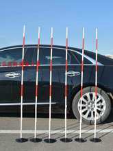 新手汽车驾驶员个人练车杆标杆倒绕桩移标识科目二练习杆子