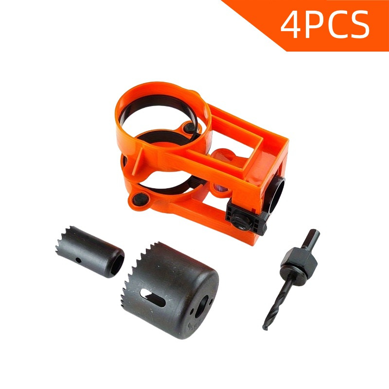 木门锁安装套件带导向模板可调节塑料导向模板带弹簧锁臂门锁