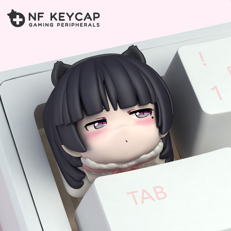 My Sister Can’T Be so Cute Resin Keycap Mechanical Keyboard Personalized Stereo Keycap 3D Stand