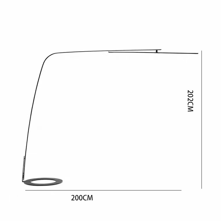 Lámpara de pie nórdica minimalista para sala y hotel, diseño moderno de alta gama