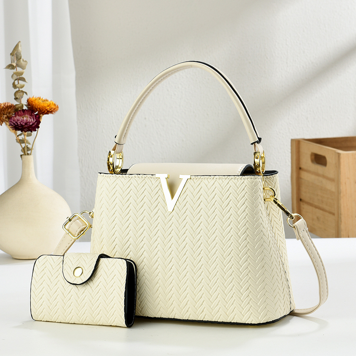Bolso de dos piezas para niños 2025 nueva moda bolso de hombro retro bolsos de moda bolsos transfronterizos
