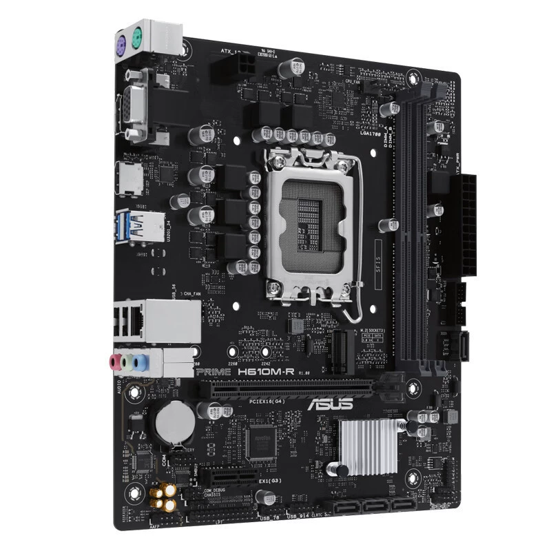 Материнская плата ASUS PRIME H610M-R DDR5 для настольного ПК, поддержка DDR5, подходит для процессоров 12/13-го поколения