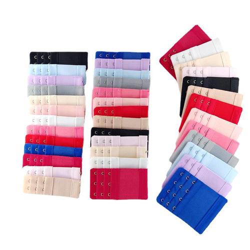 Stretch elastic bra extension buckle three rows two buttons three buttons four buttons underwear extended buckle bra cross-border pack 12pcs