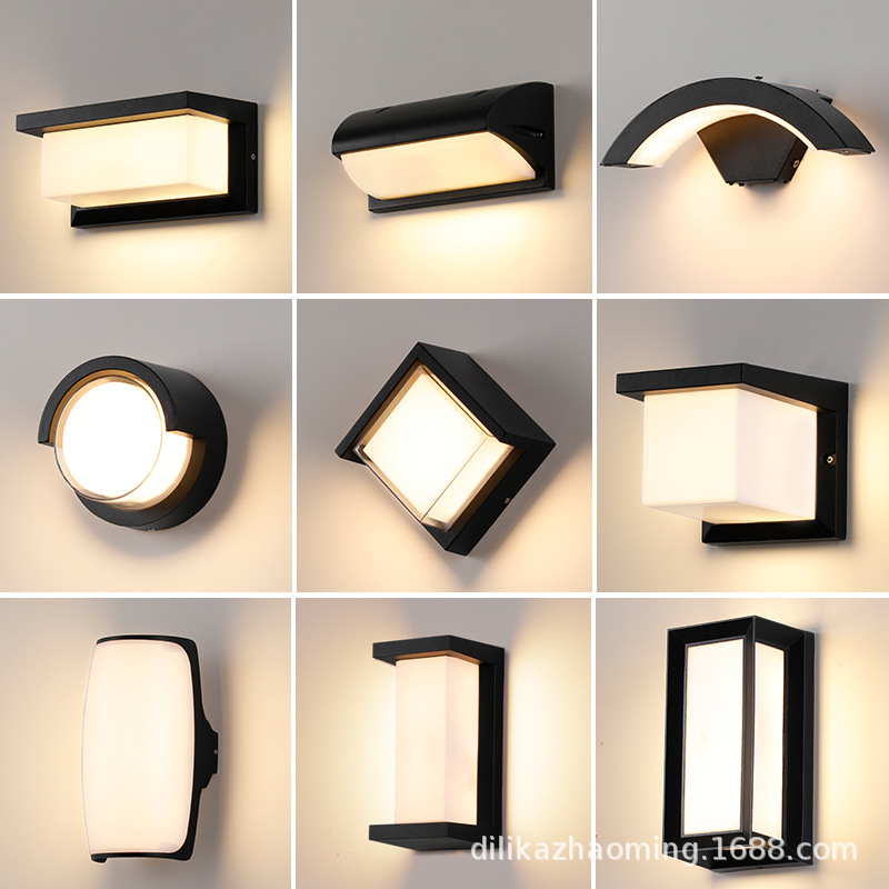 Wall Lamp Led Garden House Simple Modern Waterproof Hotel Garden Wall Lamp Courtyard Balcony Wall Lamp Waterproof