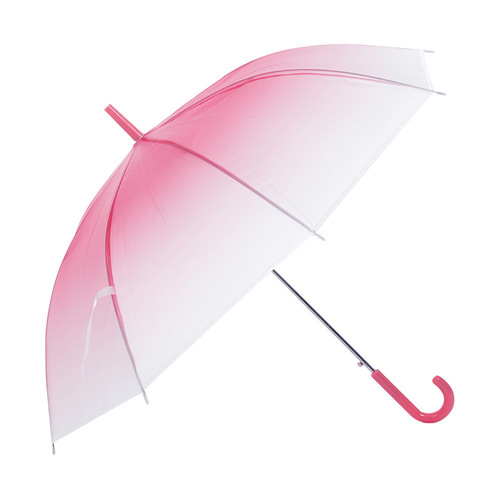 Internet celebrity long-handled umbrella creative dance cute transparent umbrella primary school student gift advertising umbrella custom logo gradient umbrella