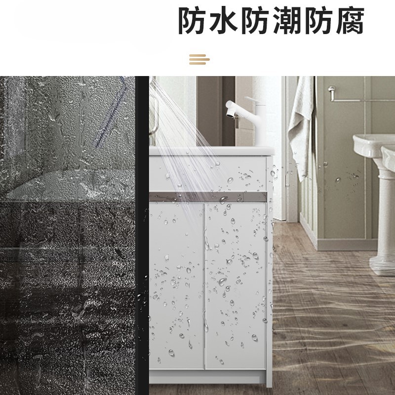 lavabo de aluminio espacio gabinete combinado lavabo balcón lavabo cerámico lavabo integral lavabo de mesa