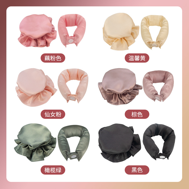 Rizador de Pelo sin Calor Nezha, Nuevo Estilo Transfronterizo, Herramienta para Rizar el Cabello Mientras Duermes, Herramienta para Peinar el Cabello con Ondas Grandes, Juego de Cubiertas para Rizar