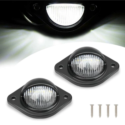 12V 24V 3LED Dairəvi Nömrə İşıqları, En Göstərici İşıqları, Yük Maşını Nömrə İşıqları