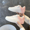 White shoes, footwear, sneakers platform for leisure, internet celebrity, gradient, Korean style, wholesale