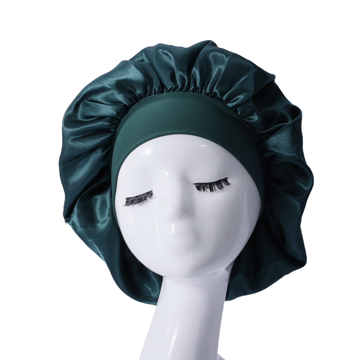 Amazon ventas transfronterizas europeas y americanas gorras de dormir de seda elástica gorras redondas gorras de pelo para bebés
