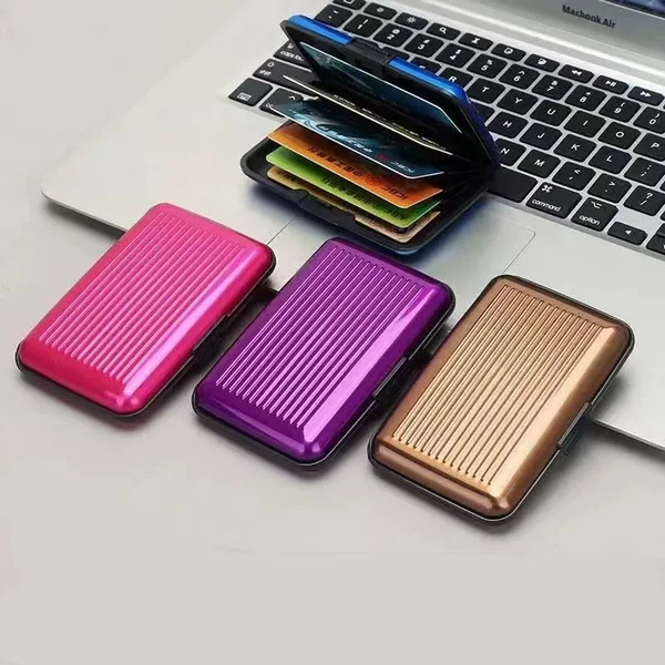 Aluminum Alloy 40% off Credit Card Holder, Business Card Case, Bank Card Storage Box, Metal Card Case, Passport Holder, Wallet All-In-One