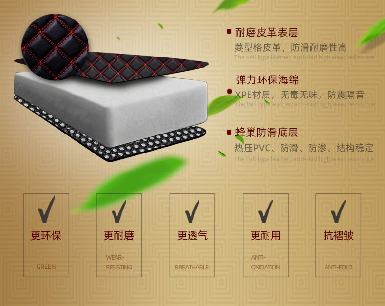 BYD Yuan UP trunk mat, full coverage Yuan UP trunk mat, complete set of car interior modification and decoration accessories