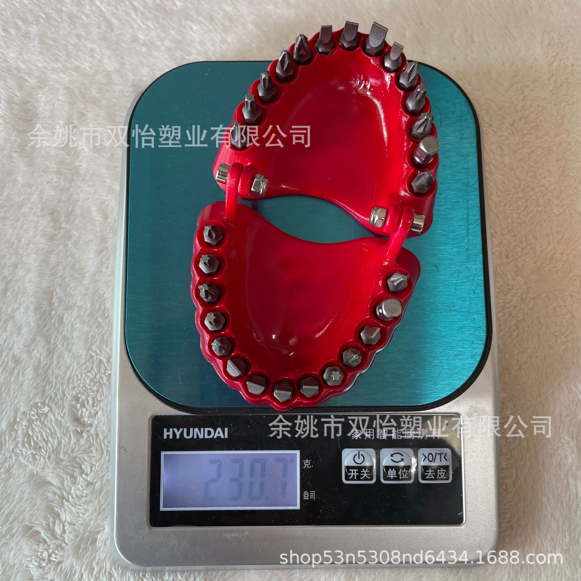 Transfronterizo caliente dentadura taladro bit titular diente modelado destornillador adornos