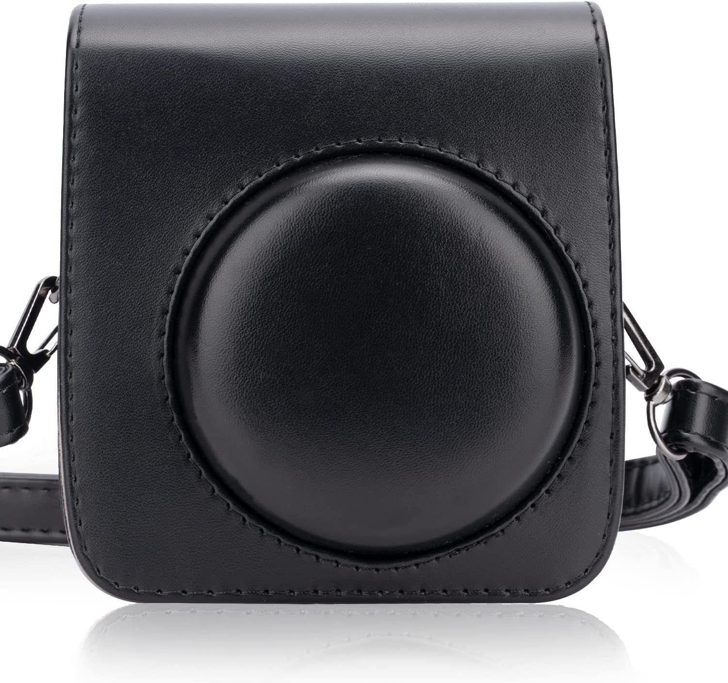 Polaroid mini90 especial bolsa de almacenamiento de cámara de color sólido bolsa de cuero de la pu estilo simple/todo fósforo puede ser un solo hombro/diagonal