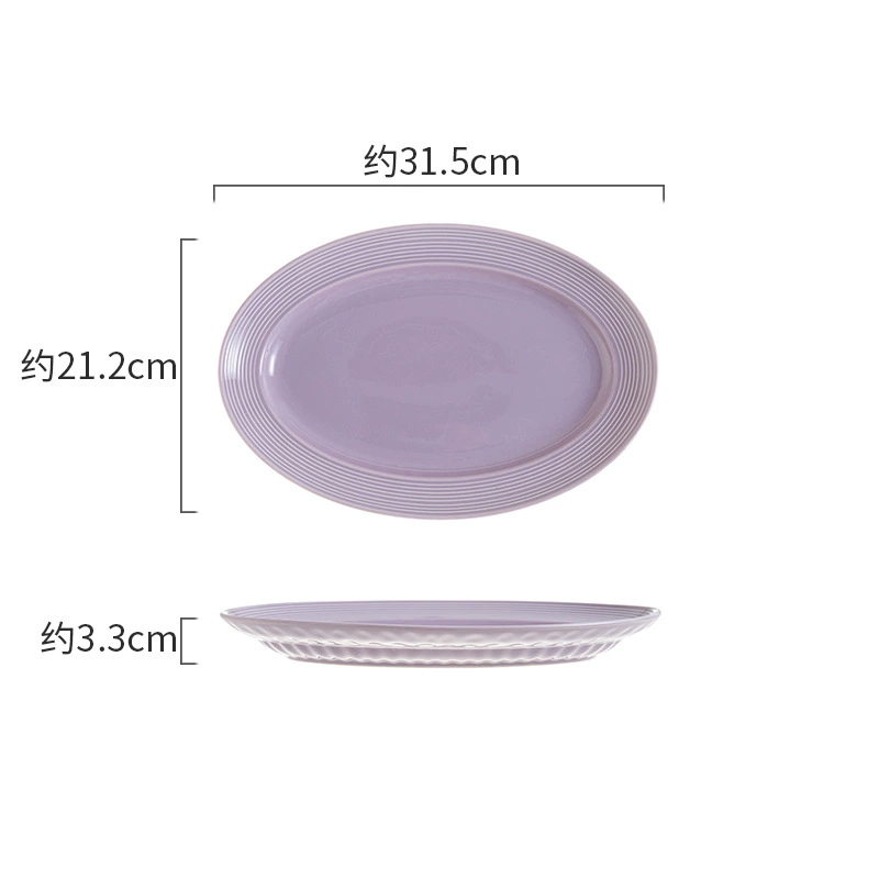 Matte Tableware Set, Fresh Pastel Colors, Multi-Piece Dinnerware for Home (Bowls, Plates, Spoons)