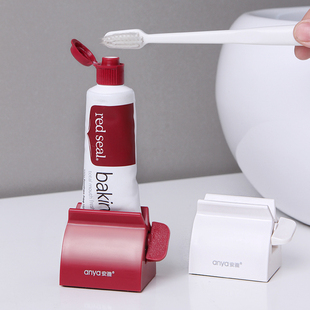 Automatic Toothpaste Squeezing Wholesale Lazy Squeezer Clip Facial Cleanser Manual Squeezing Paste Wall-Mounted Storage Rack Without Punching