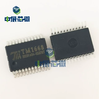 原装现货 TM1668 电磁炉LED数码管驱动IC芯片 贴片SSOP-24 SOP-24