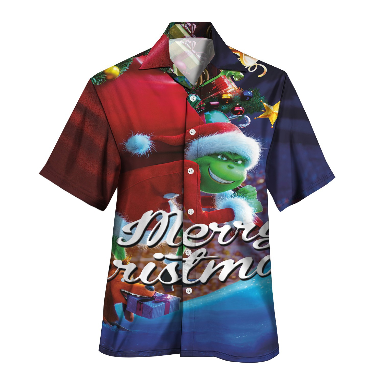 Comercio exterior transfronterizo AliExpress verano nuevo estilo azul vitalidad juvenil estilo universitario camisa de cuello cubano de manga corta MB33