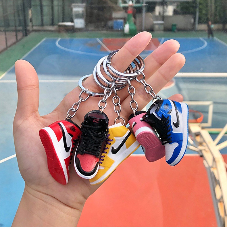 aj1 key chain shoe model decoration scho...