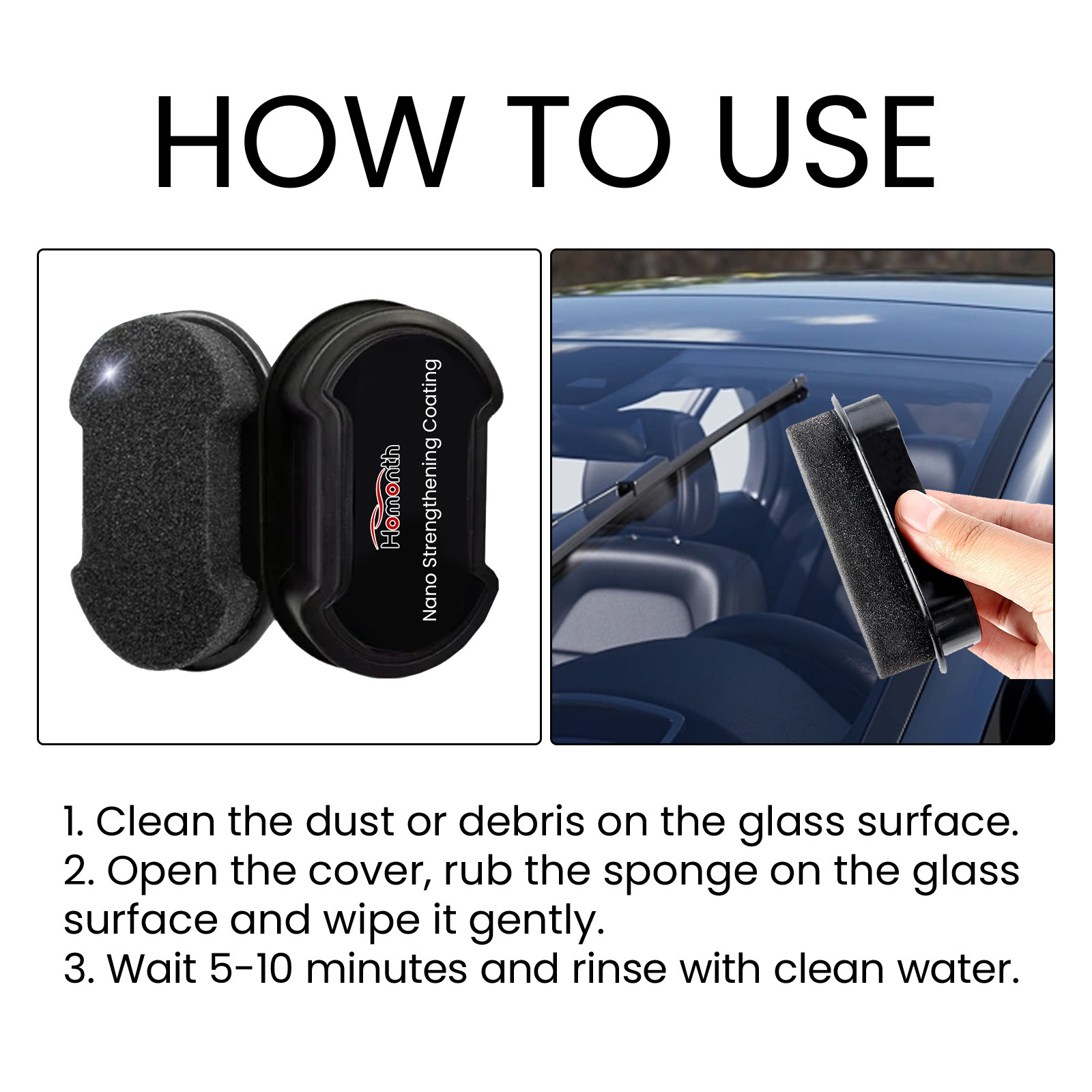 Homonth Windshield Cleaning Sponge