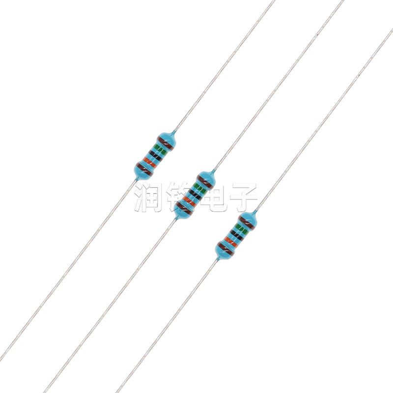 1/4W金属膜电阻430K 470K 510K 560K 620K欧姆0.25W 1%五色环电阻