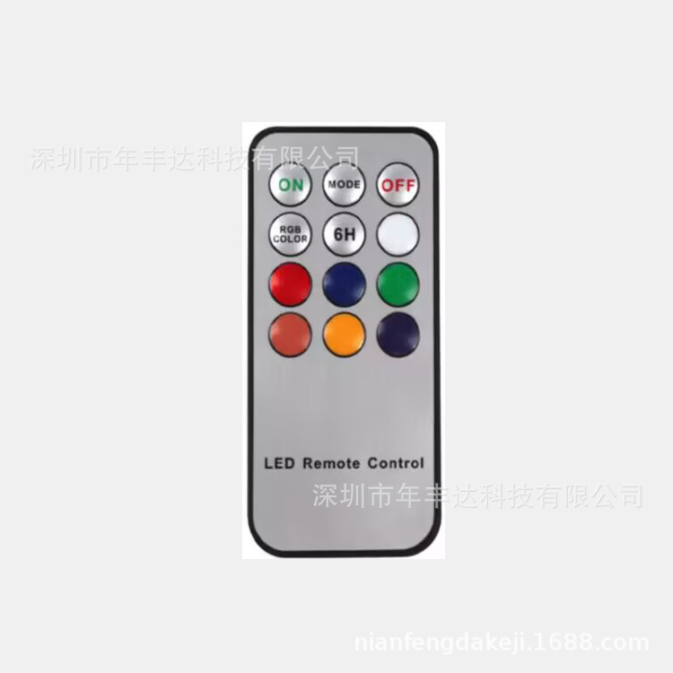 Electronic candle remote control pattern candle switch LED light digital remote control large quantity Congyou according to customer design