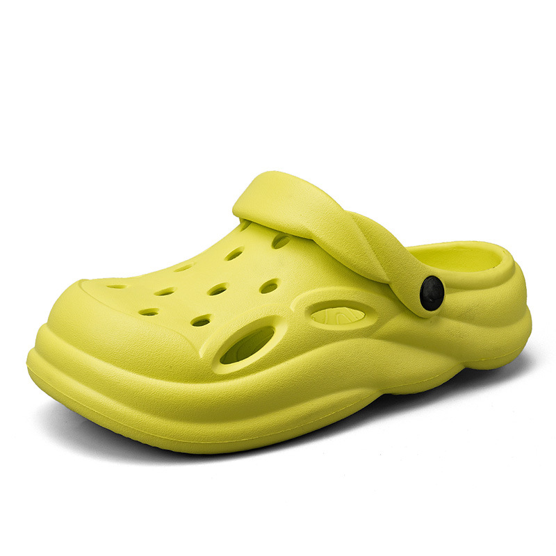 Zapatos de playa estilo pareja, zapatos antideslizantes con agujeros al aire libre, sandalias deportivas transpirables Baotou, sandalias de enfermera para hombres y mujeres