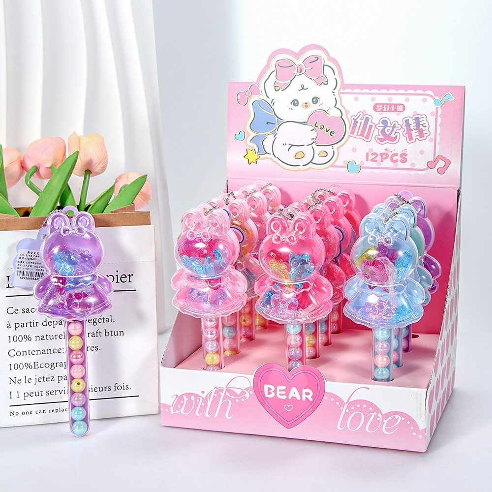 Fabricante de origen Regalo de bricolaje hecho a mano para niñas y niños Pulsera Joyas con cuentas Juego de anillos Caja de regalo pequeña al por mayor image 9