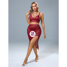 透明情趣内衣分体性感比基尼文胸套装诱惑火辣情趣睡衣三件套女款