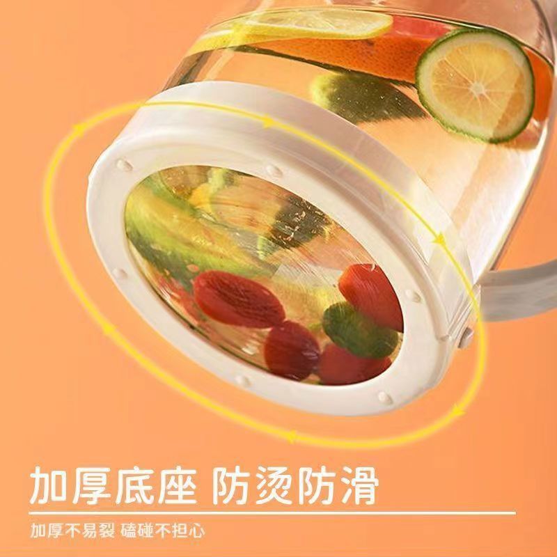 Hervidor frío de gran capacidad, vaso de agua hervida fría resistente a altas temperaturas, juego de tetera, olla de jugo para el hogar, hervidor frío a prueba de explosiones