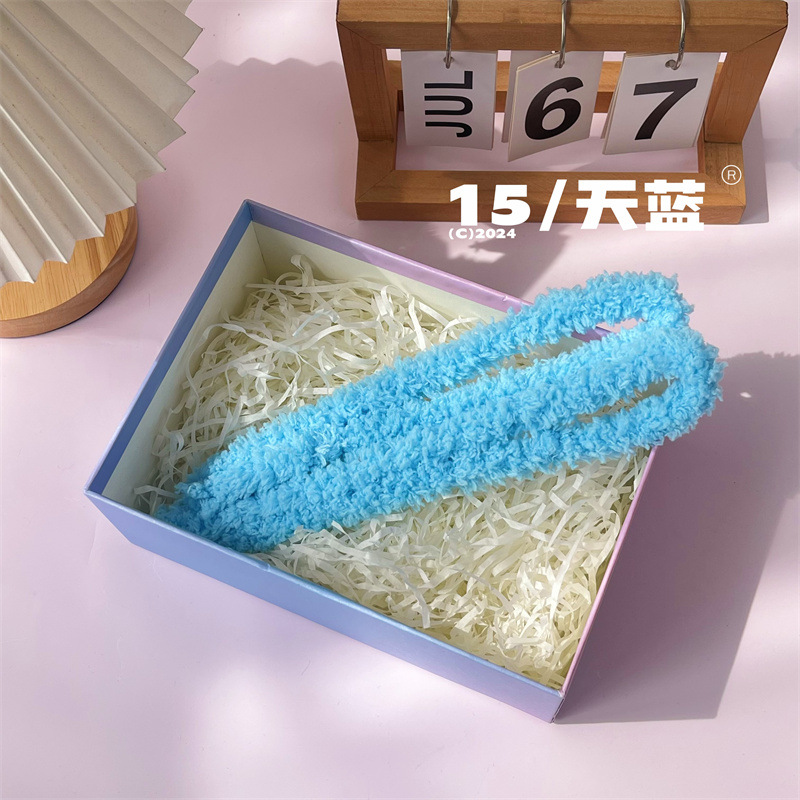 15mm扭扭棒小狗手工diy材料毛绒线毛条网红玩偶超密绒羊毛扭扭棒