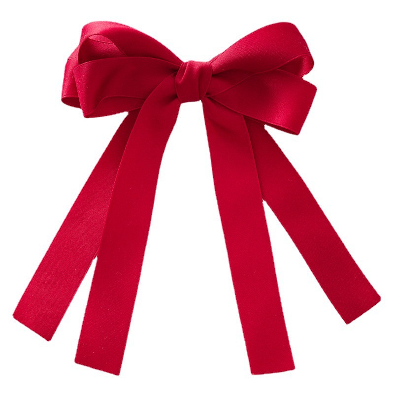 Women's Elegant Simple Style Bow Knot Silk Hair Clip display picture 7