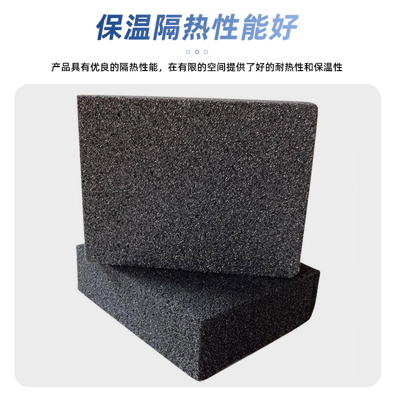 Panel de aislamiento térmico de espuma de vidrio personalizado para techo de pared exterior aislamiento térmico de absorción de sonido I tipo II tipo 120 paneles de aislamiento térmico de espuma de vidrio