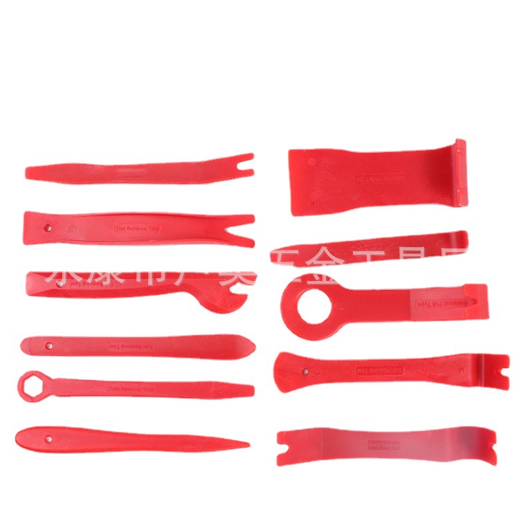 Panel de la puerta del coche hebilla destornillador herramienta traje de palanca Hebilla Reparación de automóviles coche 11 unidades desmontaje interior hebilla de goma destornillador