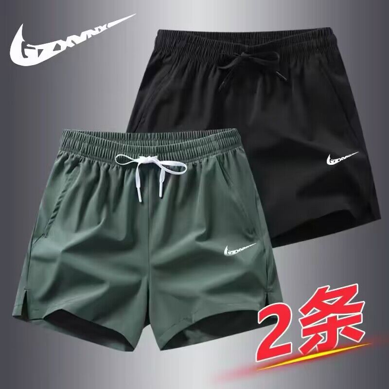 一件代发 品牌短裤男夏季休闲冰丝三分裤运动篮球跑步居家沙滩情