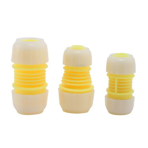 Flexible Hose Quick Connector Garden Extension Hose Swivel Plastic Hose Connector Reticulated Tube Yellow Plastic Fast Coupler
